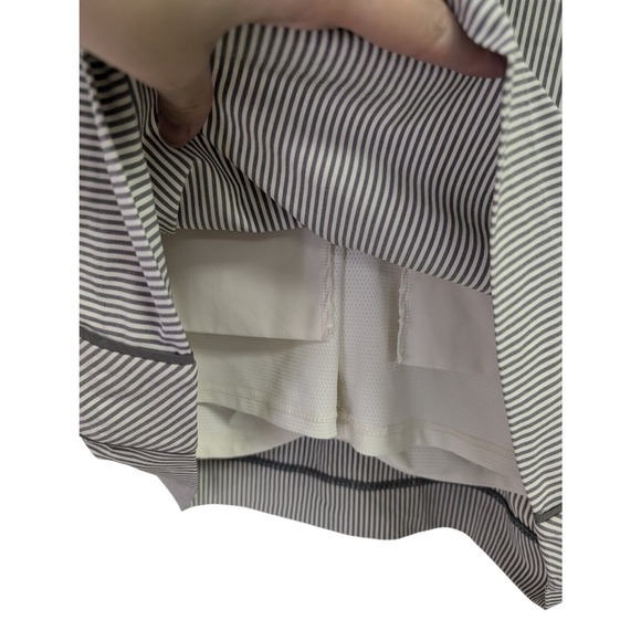 Athleta Brooklyn Textured Skort Athleisure Active Wear UPF City Stripe Size‎ 6 - Picture 6 of 9